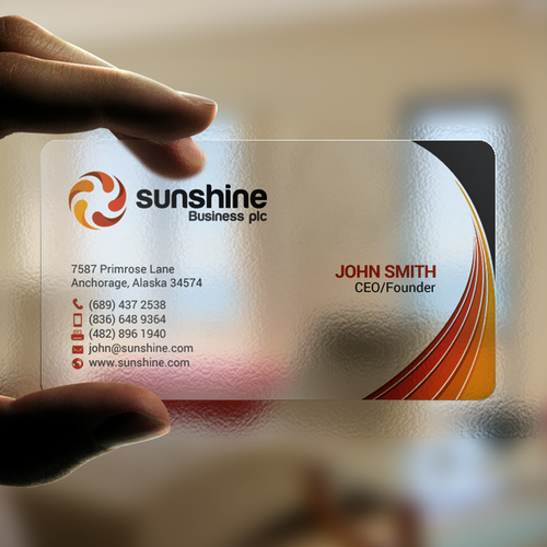 Sunshine | Business card contest