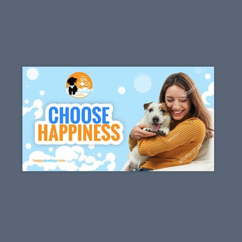 Choose Happiness Banner Design Design von GrApHiC cReAtIoN™