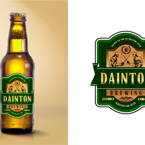 logo for Dainton Brewing デザイン by ds17