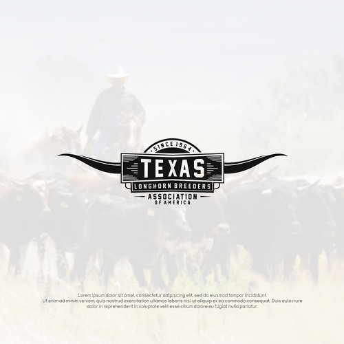 Design a vintage yet modern logo for Texas Longhorn Breeders Association Réalisé par PLUS S Studio / +s