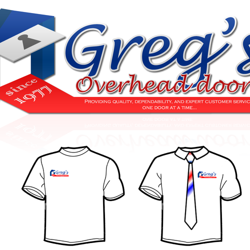 Help Greg's Overhead Doors with a new logo Design por Ginge23
