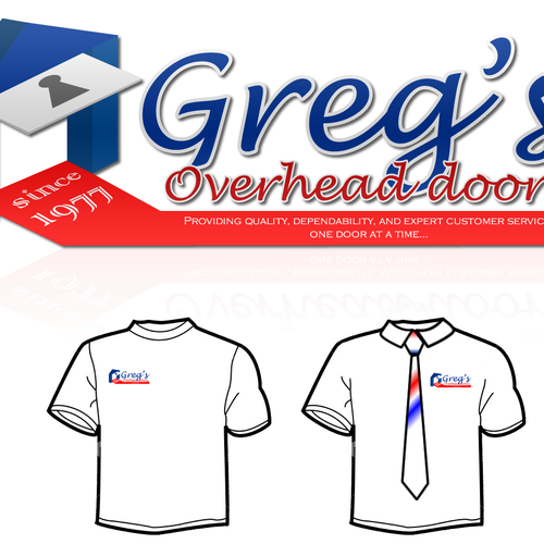 Help Greg's Overhead Doors with a new logo Ontwerp door Ginge23