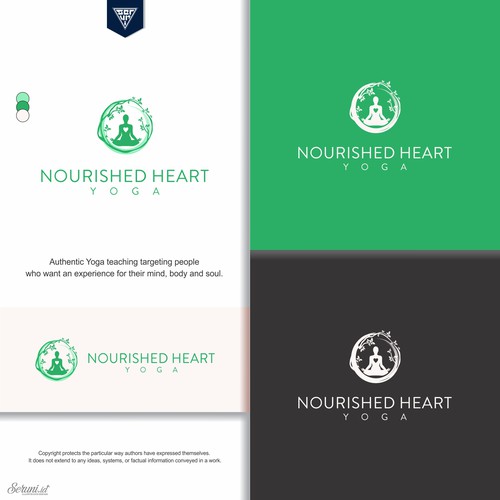 Nourished Heart Yoga needs a contemporary, minimalist logo Design by fortyeight.studio™