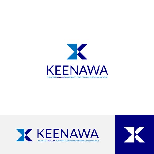 Logo design for a global technology platform Design by ken_draw