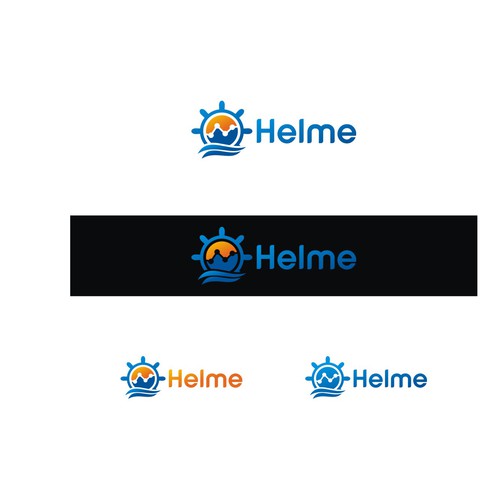 Sail into prize money with a modern, web-friendly logo for Helme. Design by LAWETMAS