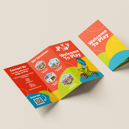 Kid playground brochure Design by Cara Mel
