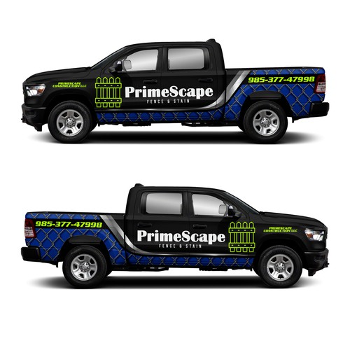 company truck wrap that looks professional and catches the eye Design by Artpaper ✪