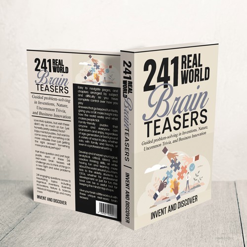 Book Cover - Creativity, Innovation, Inventions, Lateral thinking Design by Zahari Studio