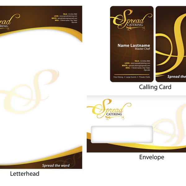 Spread needs a new stationery