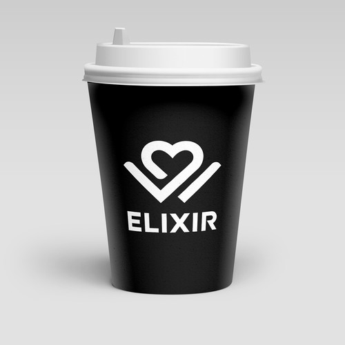 Bold and Minimal Logo for High-Tech Coffee Shop to appeal to high-end market Design by bo_rad