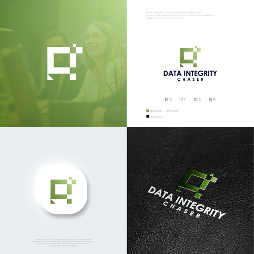 Logo: "The Pursuit of Data Integrity..." Design von ankhistos