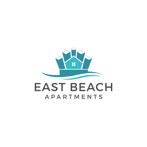 RETRO / Mid-Century - BEACHY APARTMENT LOGO - WE ALWAYS PICK A WINNER! Design by stech look