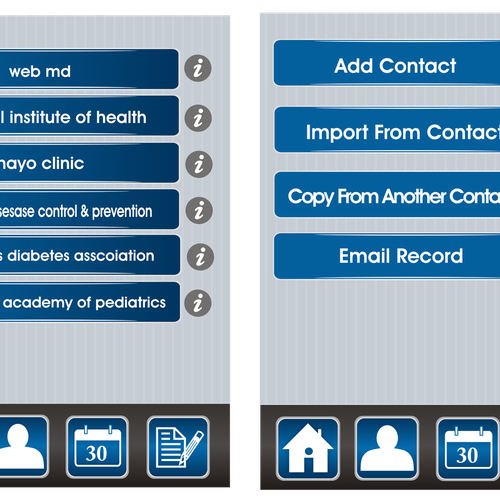 Buttons and icons wanted for Healthcare Mobile App Réalisé par A_printgoes