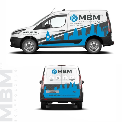 MBM Scaffolding - Van Design Design by Daniel Quaresma