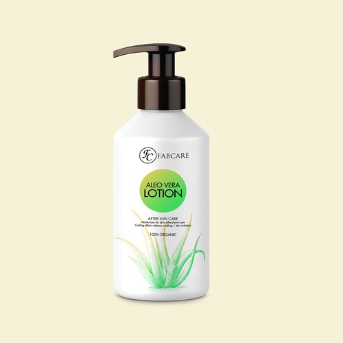 Label Design for Aloe Vera Lotion Design by mindART*