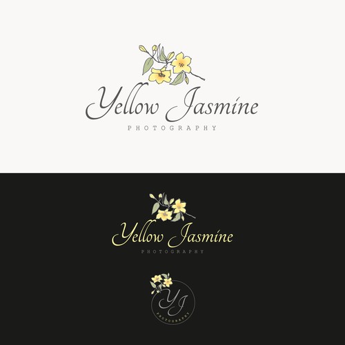 Yellow Jasmine Photography Logo Design-ontwerp door T-Design