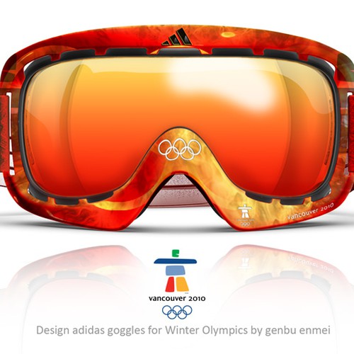 Diseño de Design adidas goggles for Winter Olympics de genbu