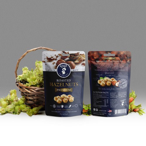 Create a great product package for Aznut hazelnuts Design réalisé par M A I A