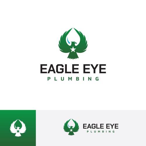 Eye catching and very marketable logo for plumbing company. The company name is Eagle Eye Plumbing Design by Alvianks