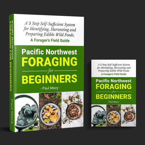 We need a modern looking Pacific Northwest Foraging book cover Design by M E D I A 2