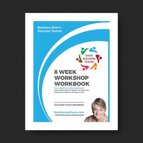 Workbook front cover for adults with big dreams - make me smile Design by Xnine
