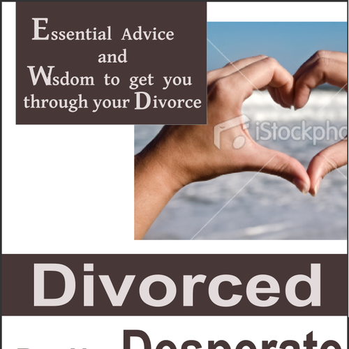 book or magazine cover for Divorced But Not Desperate Design by Yogtal