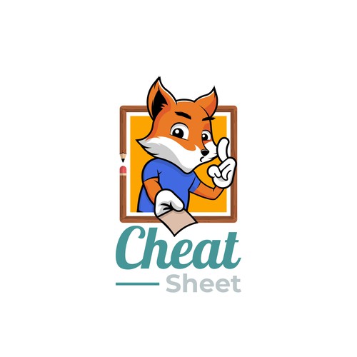 Unique descriptive combo mascot Logo that embodies the action of cheating on a test & shortcuts Design von DevDevit   ★ ★ ★ ★ ★