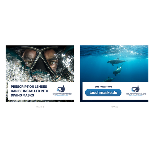 Banner Ads For Online Shop For Dive Snorkelmasks With Corrective Lenses Onlineshop Fur Taucherbrillen Mit Sehstarke Banner Ad Contest 99designs