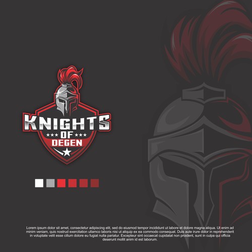 "Knights of Degen" Logo and Branding Design by Adiwinata