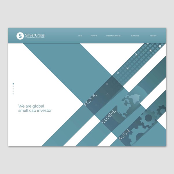 Design by Oreg D titled "Graphic Design For Investment Manager Website"