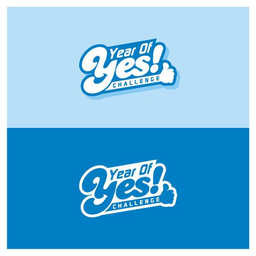 Custom logo for the 365 day "Year of Yes Challenge"! Logo design contest