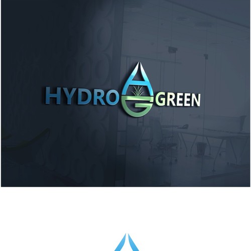 Sanchitaluck7さんのSleek bold logo for hydroseeding company water droplet/grassデザイン