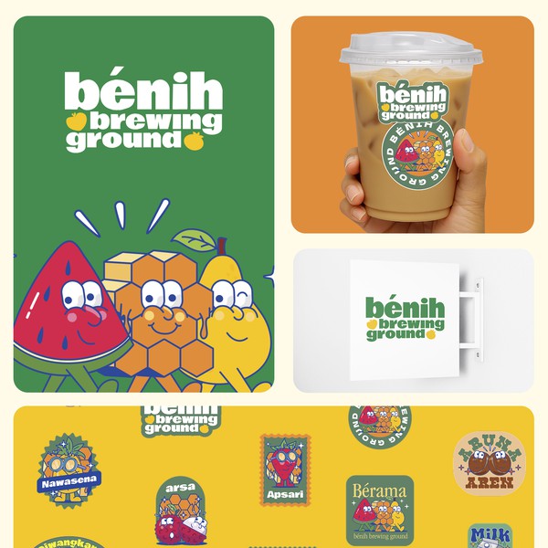 Benih Brewing Ground Coffee Shop — Logo & Branding Design