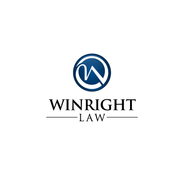 Create an innovative logo for a leading law firm, Winright Law