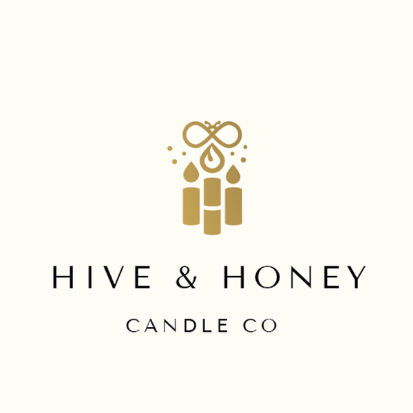 Candle company logo available for customisation and sale.