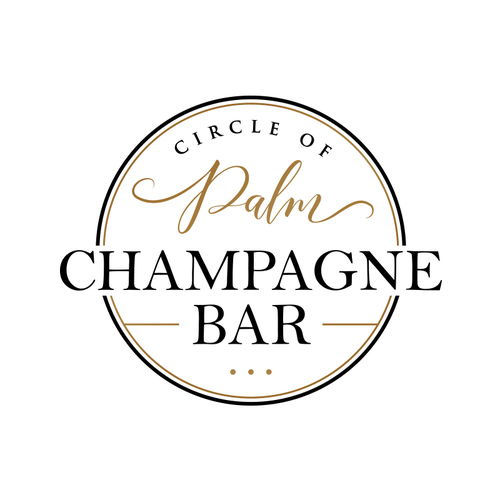 Luxury and modern Champagne Bar logo Design by Jacob Gomes