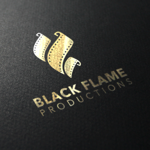 Cool, masculine Logo for company name „Black Flame” Design by Ben Deltorov