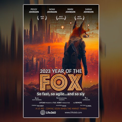 Design di Life360 2023 Year of the Fox Poster di MeDesign✦