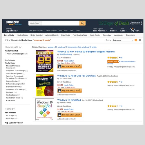 Create a *UNIQUE and BOLD Cover* for a Computer Book on Windows 10 (ebook and paperback) Design by GusTyk