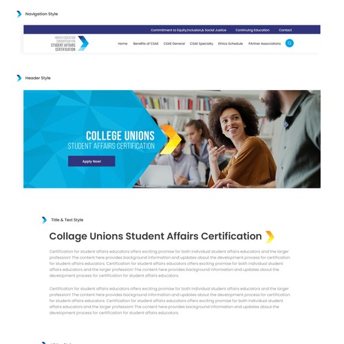 Visually appealing yet impactful certification promotion website Design by Technology Wisdom