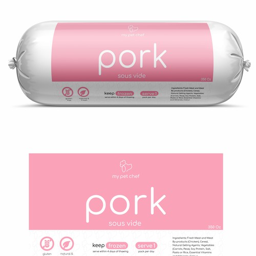 Premium Fresh Dog Food-ontwerp door Hiraa!