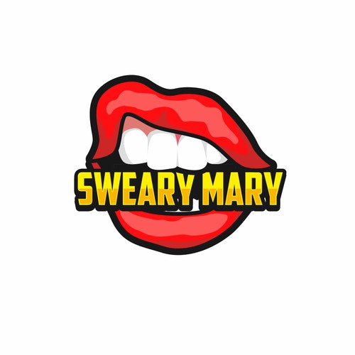 Sweary Mary - a brand that designs hair accessories with swear words. Design by hellyeah.