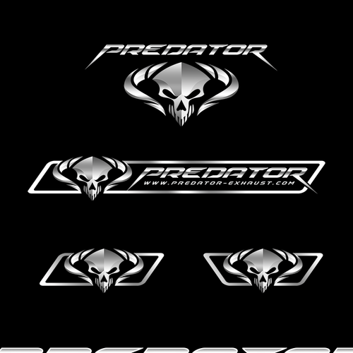 Aggressive Logo Design for an Motorcycle Exhaust (Predator) Design by kil_pixel