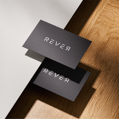 "Logo Design for REVER — Premium Car Rental, Europe" winning Facebook cover