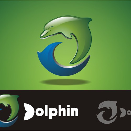 New logo for Dolphin Browser Design by eugen ed