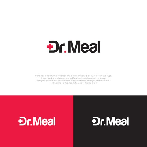 Meal Replacement Powder - Dr. Meal Logo Réalisé par mamunit1