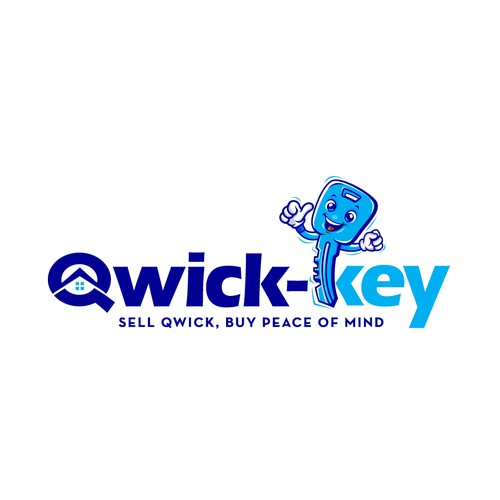 Create a cool character to represent the brand, Qwick-Key Design by 77 Design