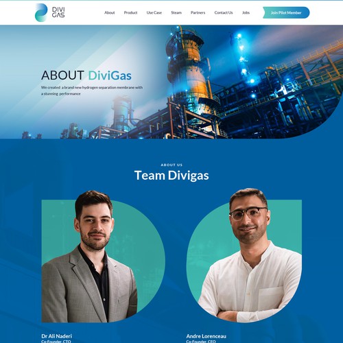 Designs | Website Design for Industrial/Hydrogen Startup: UX/UI and ...
