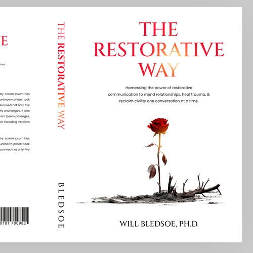 Design a book cover for a book about restorative communication Design by Shreya007⭐