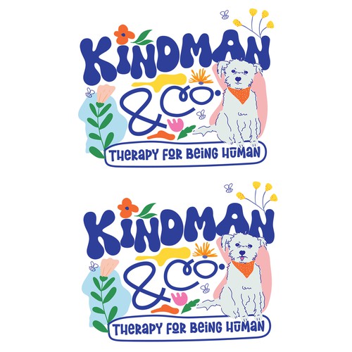 We need a hip, playful design for merch for our therapy practice Design by lunierebynik